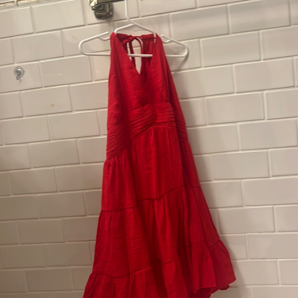 Francesca’s Mi Ami red mini dress